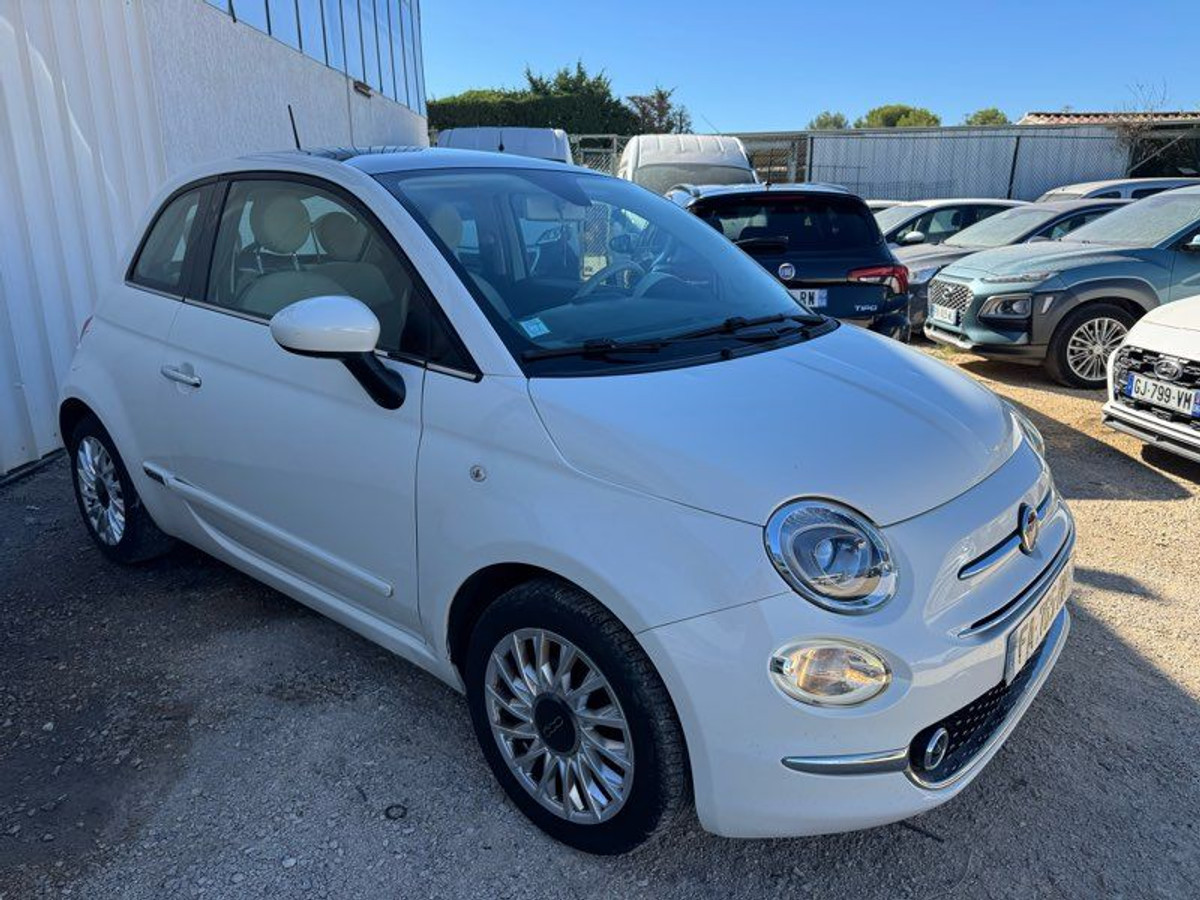Fiat 500 1.2 69ch lounge gps toit panoramique kit distribution ok garantie 12 m — photo 2